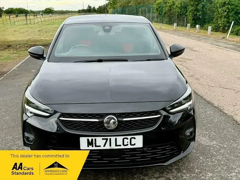 Used Vauxhall Corsa SRi 102 HP (75 kW) 2021 Black Hatchback