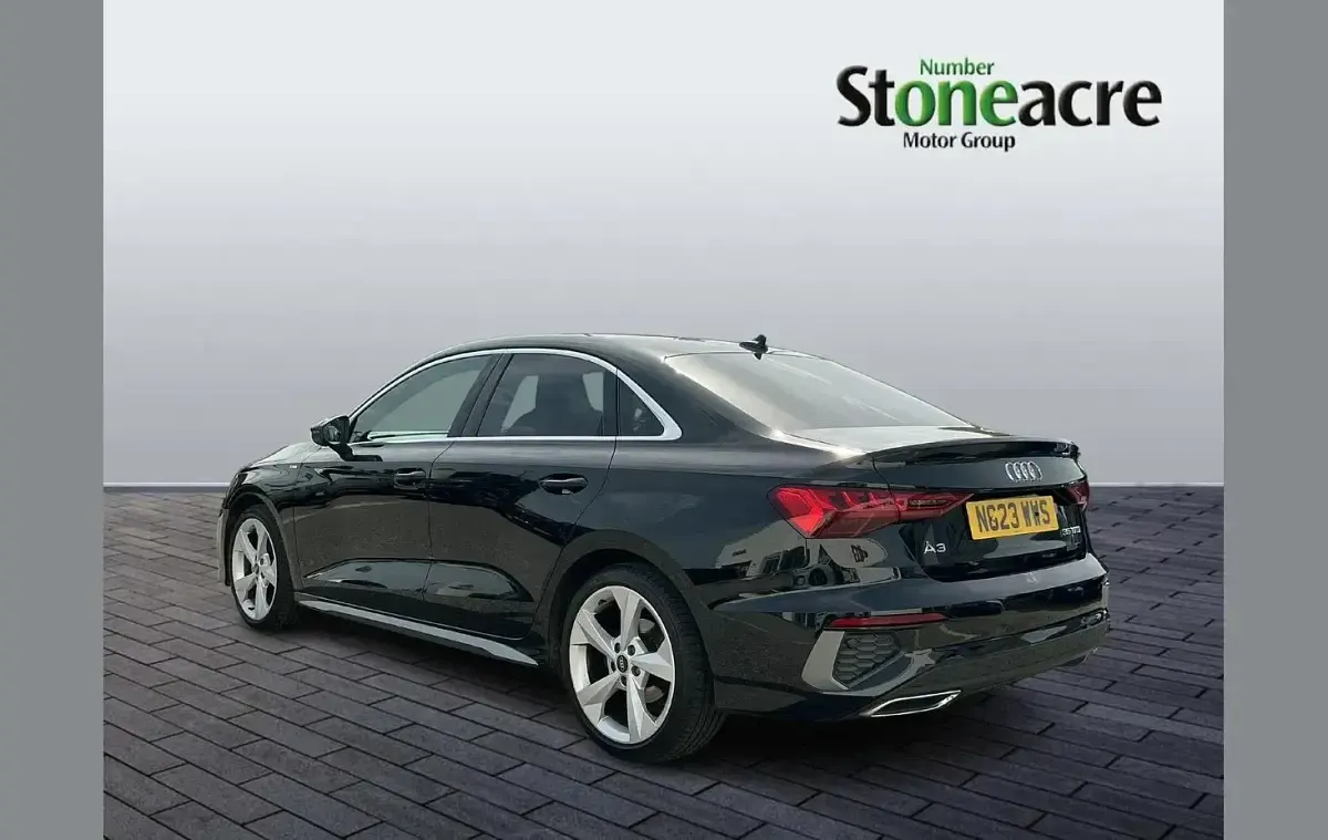 Used Audi A3 S-Line 147 HP (108 kW) 2023 Black Sedan