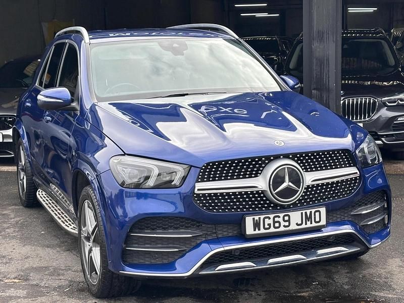 Used Mercedes GLE300 AMG line 2019 Blue Estate