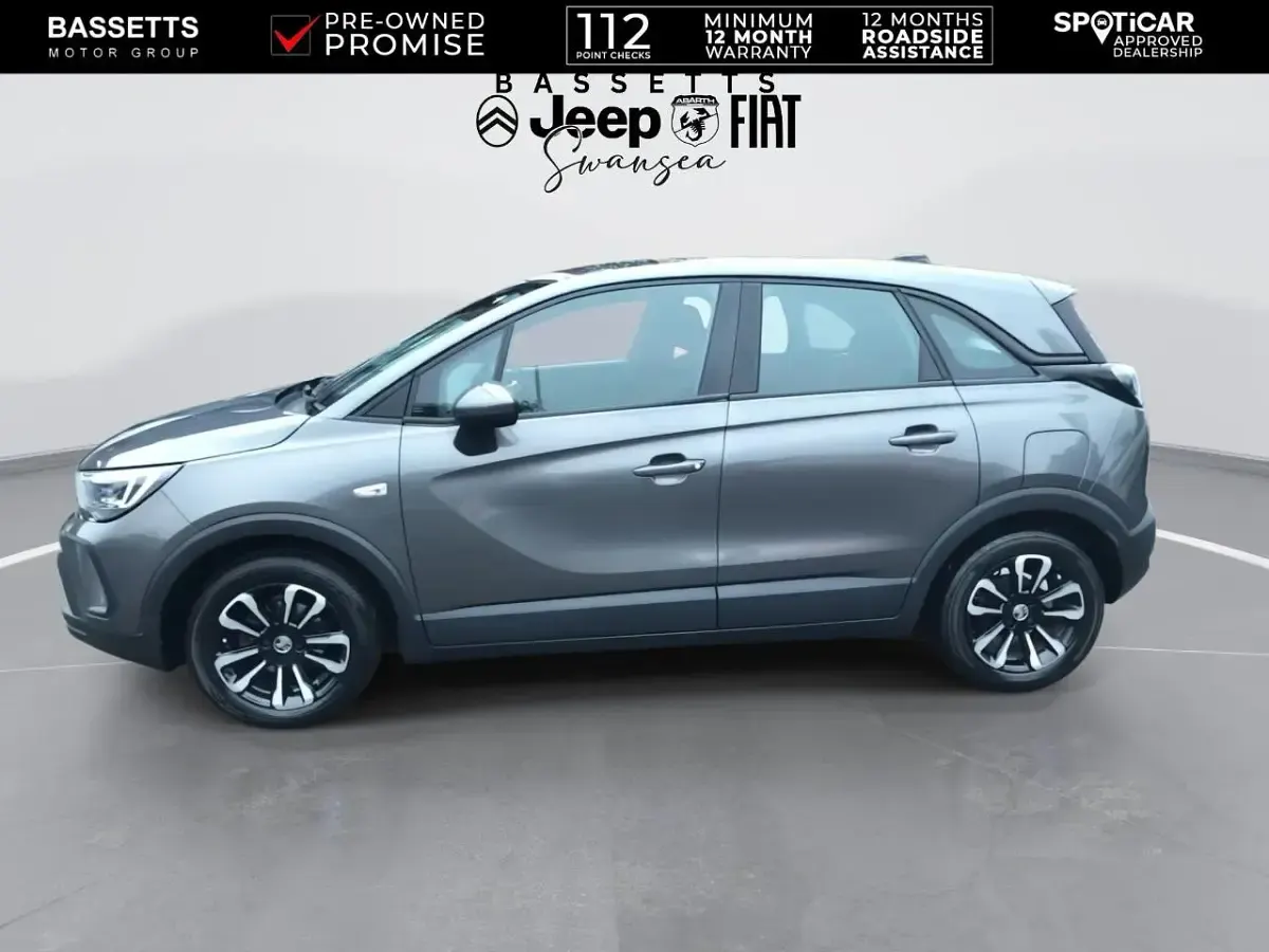 Used Vauxhall Crossland S 83 HP (61 kW) 2021 Grey SUV