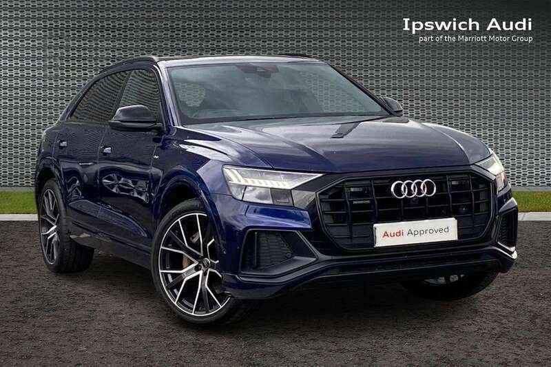 Blue Used 2019 Audi Q8 SUV | £36,555 (Fair price) - Image 1/4