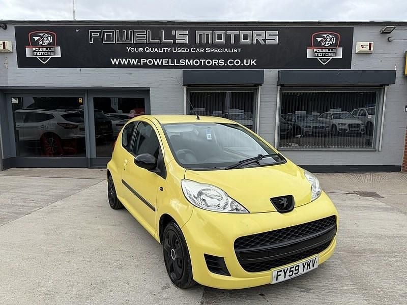 Yellow Used 2009 Peugeot 107 Hatchback | £1,995 (Fair price) - Image 1/3
