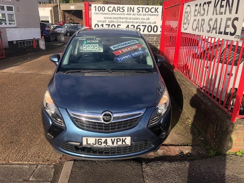 Used Vauxhall Zafira Tourer SRi 165 HP (121 kW) 2014 Blue MPV