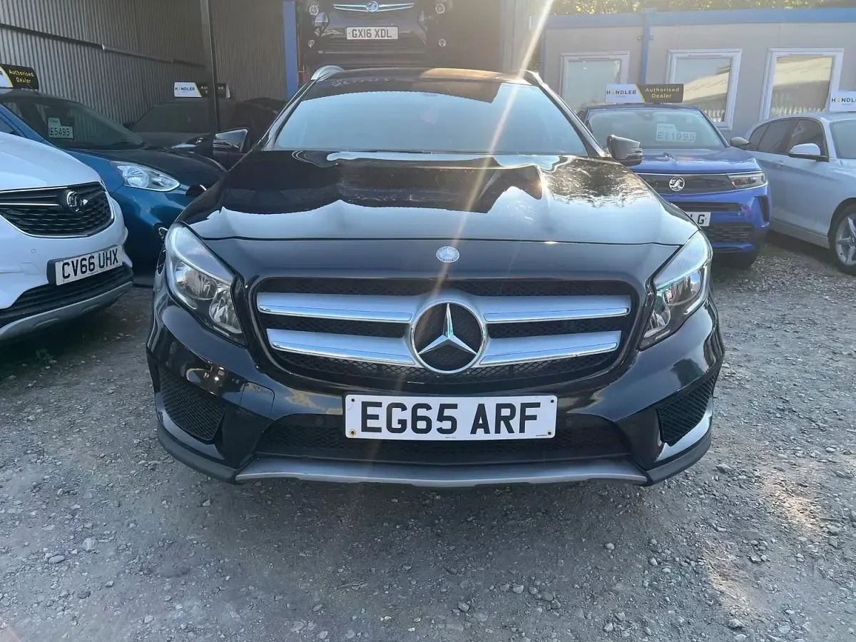 Used Mercedes GLA220 AMG line 177 HP (130 kW) 2015 Black SUV