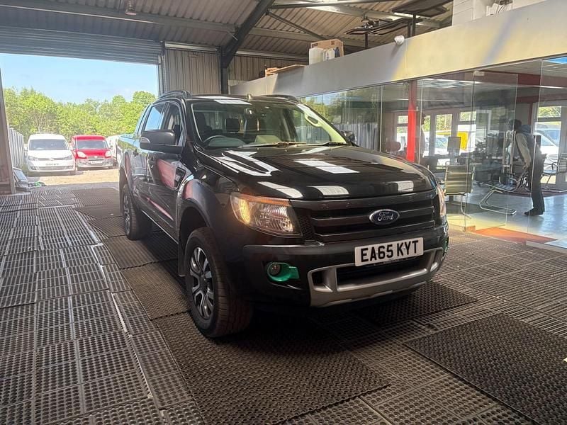 Black Used 2015 Ford Ranger Wildtrack Pickup | £10,495 (Good price) - Image 1/4