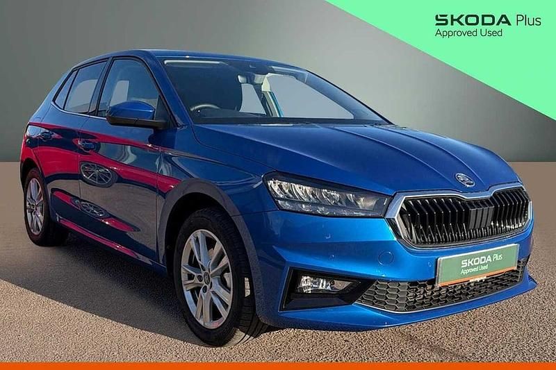 Used Skoda Fabia SE L 116 HP (85 kW) 2025 Race blue Hatchback