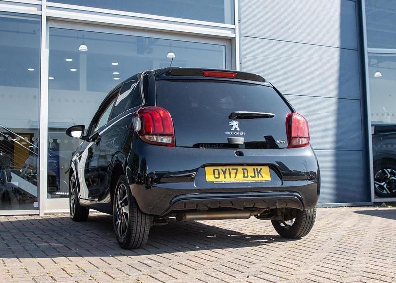 Black Used 2017 Peugeot 108 Allure Hatchback | £5,055 (Good price) - Image 1/4
