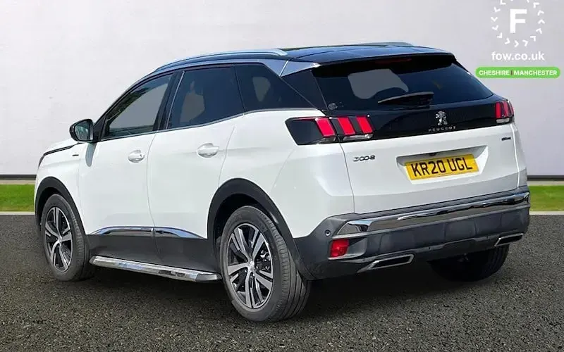 Used Peugeot 3008 GT-line 131 HP (96 kW) 2020 White SUV