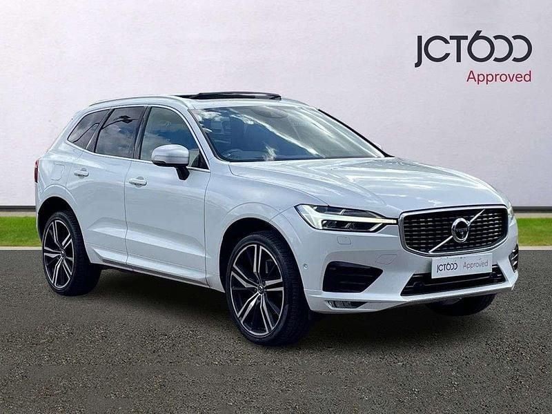 White Used 2019 Volvo XC60 R-Design Pro SUV | £25,368 (Good price) - Image 1/4