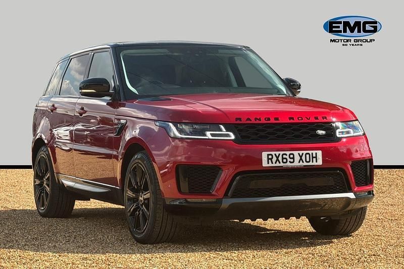 Red Used 2019 Land Rover Range Rover Sport HSE SUV | £21,795 (Expensive) - Image 1/3