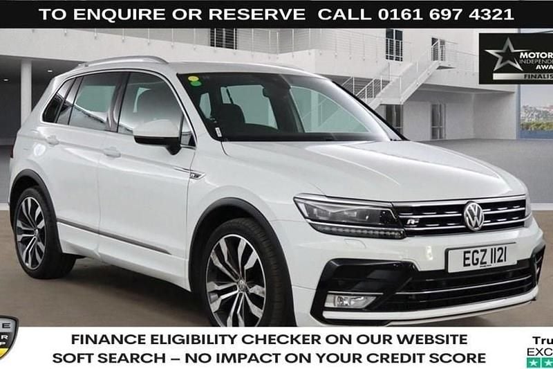 White Used 2017 VW Tiguan R-line SUV | £16,970 (Fair price) - Image 1/1
