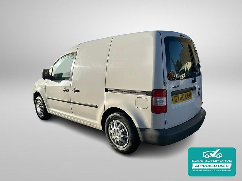 Used VW Caddy 69 HP (50 kW) 2010 White MPV