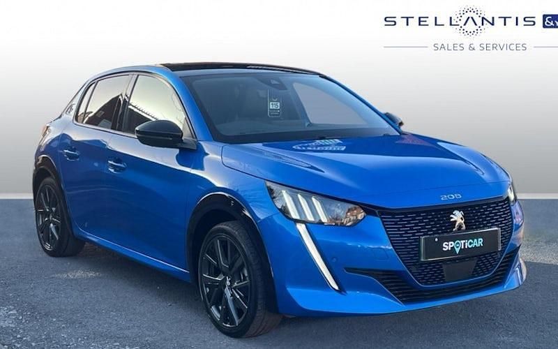 Used Peugeot e-208 GTi 100 kW (136 HP) 2023 Blue Hatchback