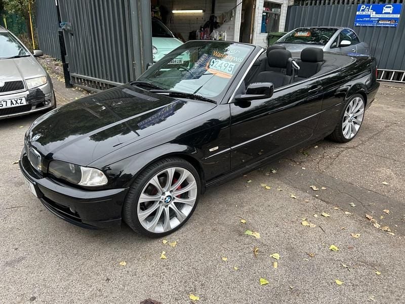 Used BMW 320 Cabriolet 2002 Black Cabriolet