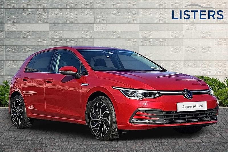 Red Used 2023 VW Golf VIII Style Hatchback | £20,990 (Fair price) - Image 1/4