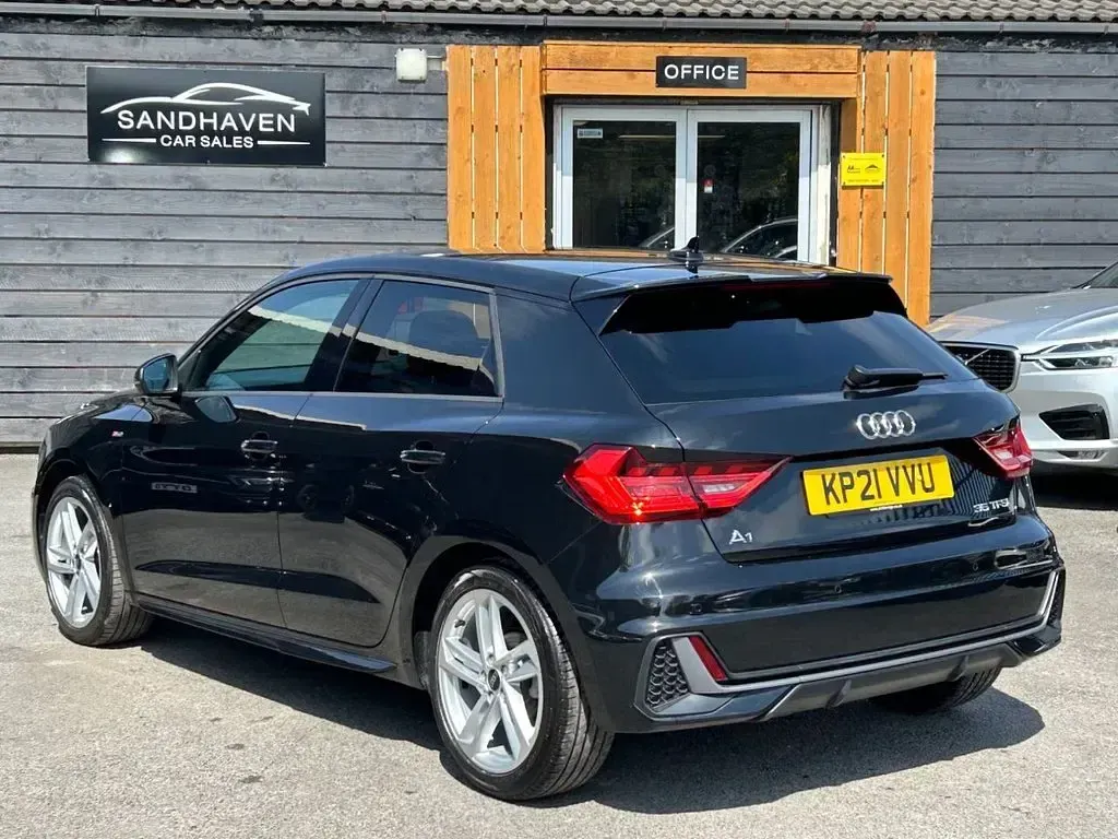 Used Audi A1 Sportback S-Line 150 HP (110 kW) 2021 Black Hatchback