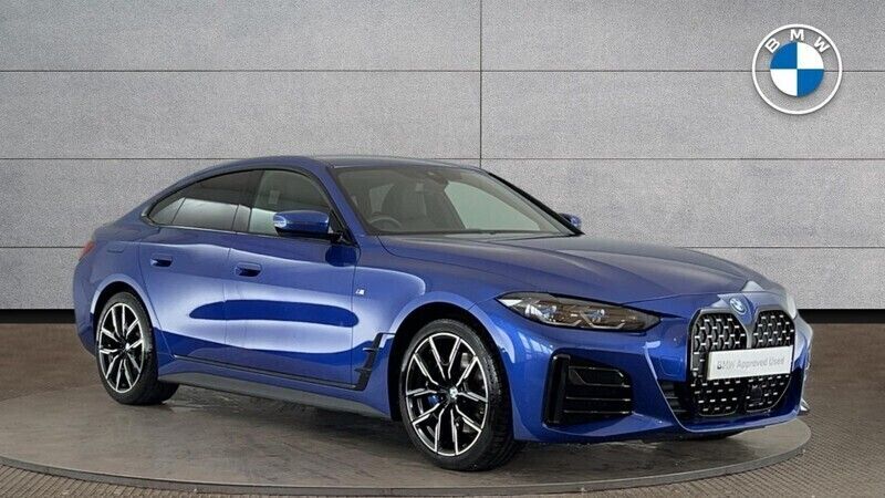 Blue Used 2024 BMW 420 Gran Coupé M Sport Coupe | £35,990 (Fair price) - Image 1/4