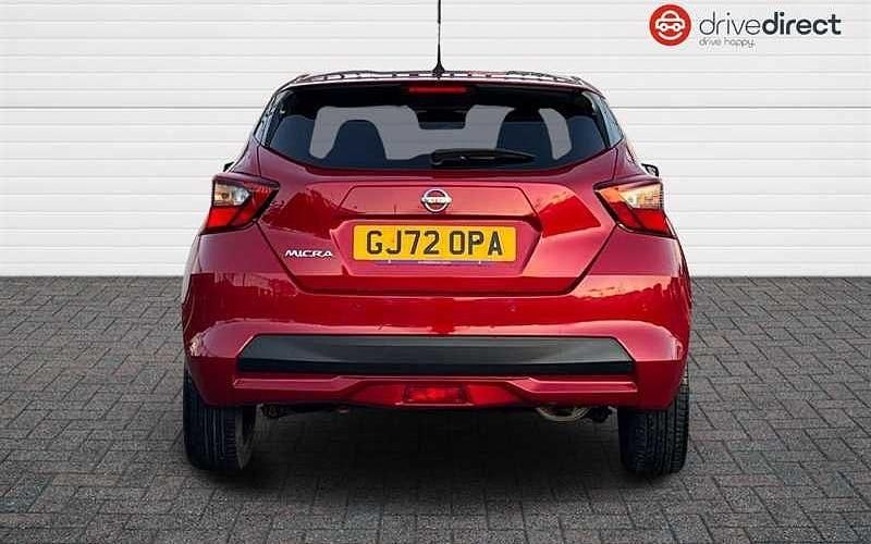 Used Nissan Micra Tekna 92 HP (67 kW) 2022 Red Hatchback