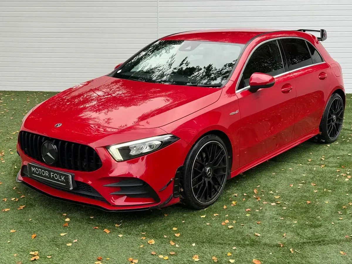 Used Mercedes A200 AMG line 2019 Red Hatchback