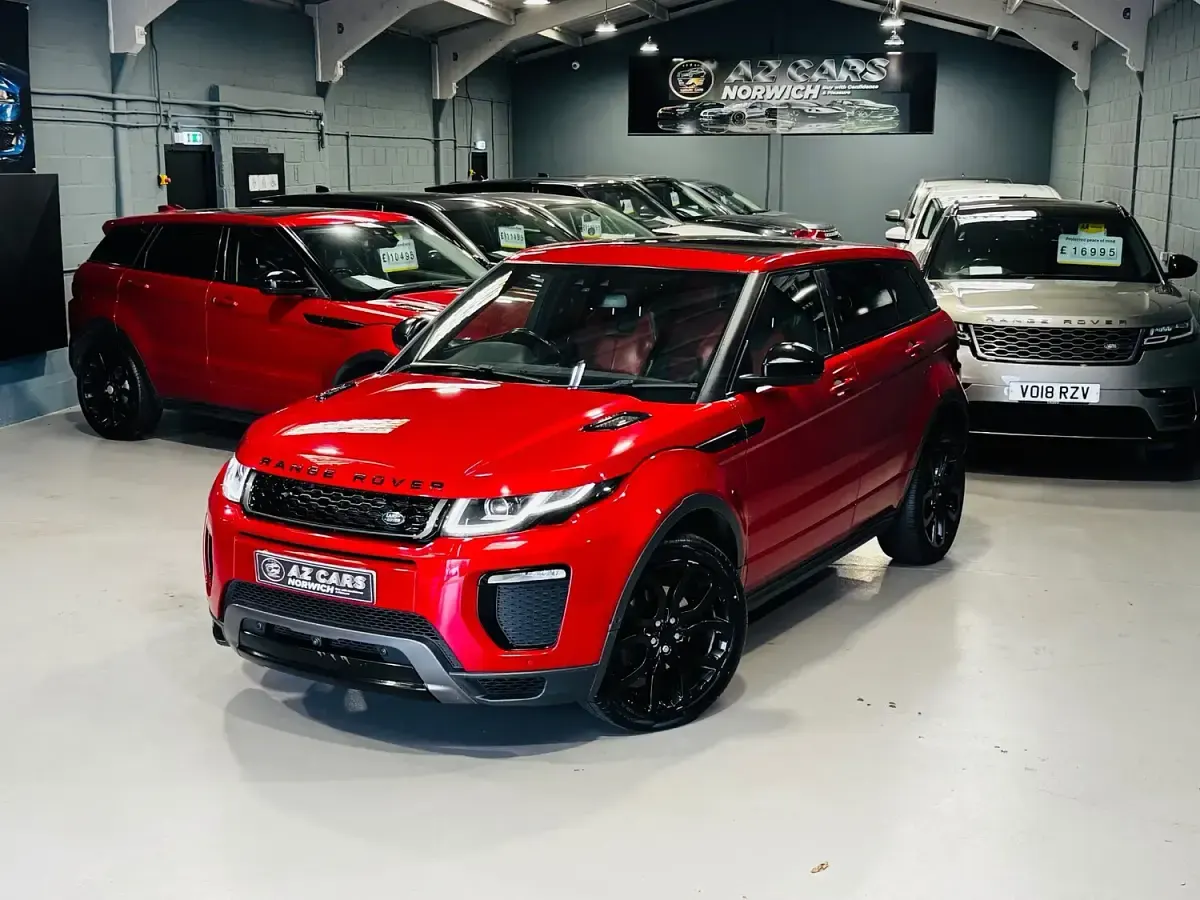 Used Land Rover Range Rover evoque HSE Dynamic 2017 Red Estate
