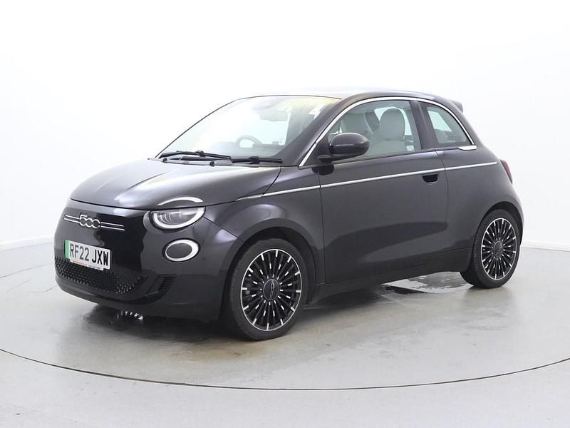 Used Fiat 500e La Prima 86 kW (118 HP) 2022 Black Hatchback