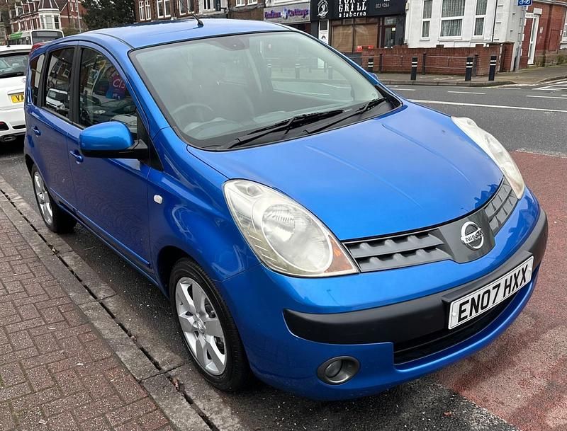 Used Nissan Note 110 HP (80 kW) 2007 Blue Hatchback