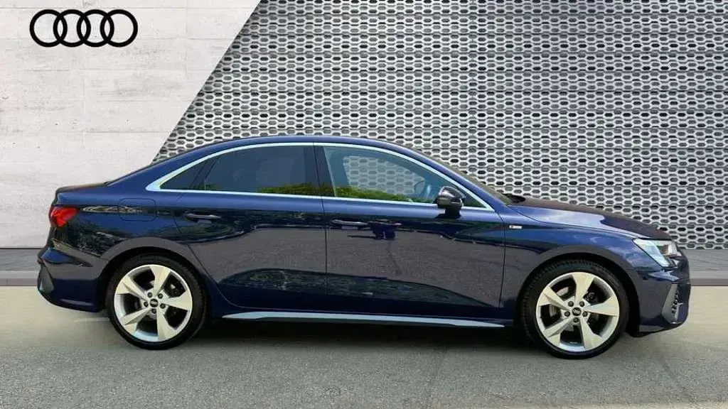Used Audi A3 S-Line 150 HP (110 kW) 2024 Blue Sedan