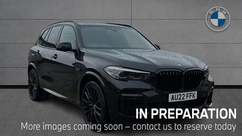 Black Used 2022 BMW X5 M Sport SUV | £48,541 (Fair price) - Image 1/4