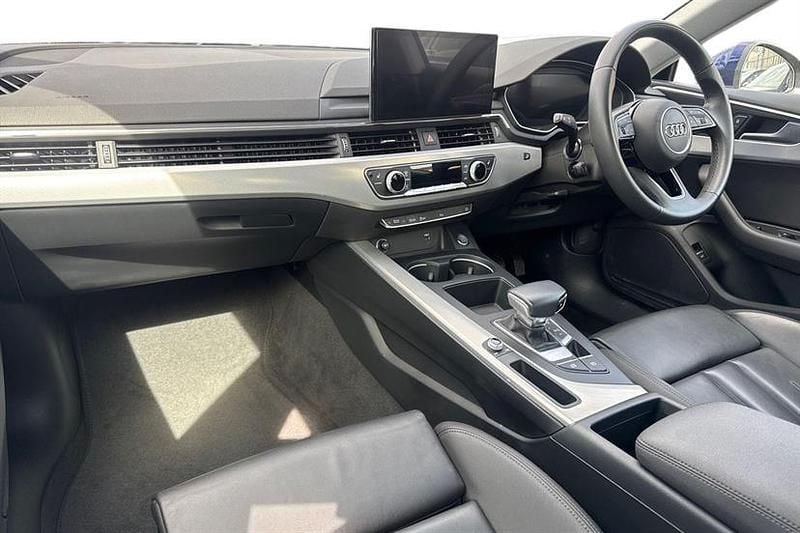 Used Audi A5 Sport 150 HP (110 kW) 2023 Navarra blue Coupe