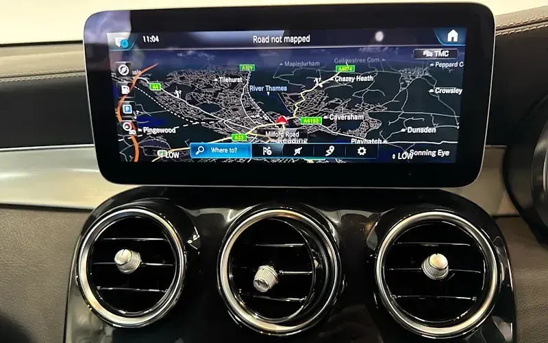 Used Mercedes GLC220 AMG line 194 HP (142 kW) 2022 Silver SUV