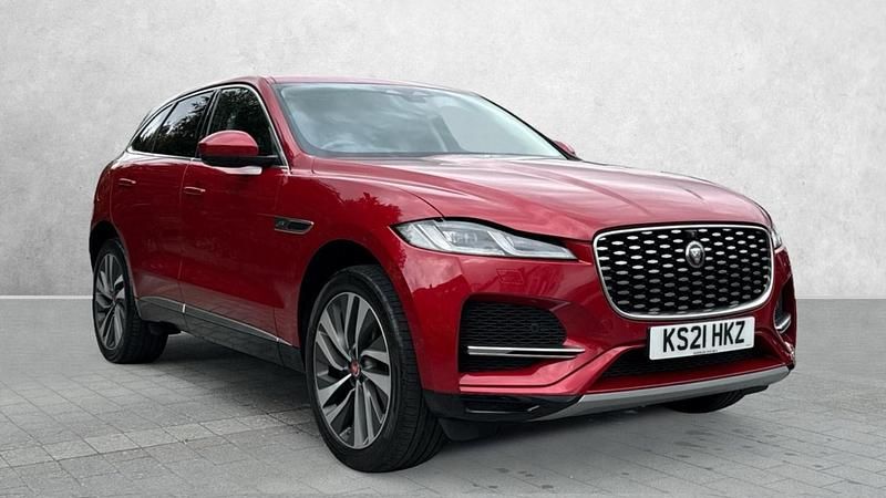 Red Used 2021 Jaguar F-Pace SUV | £30,250 (Expensive) - Image 1/4