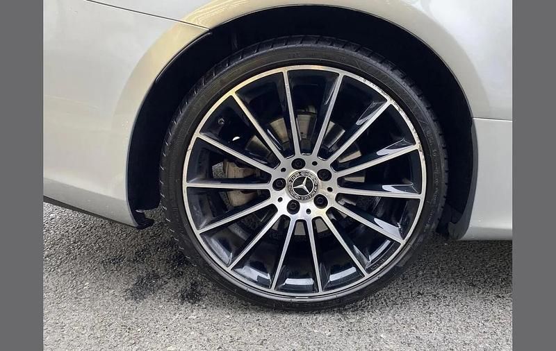 Used Mercedes E350 AMG line 295 HP (216 kW) 2019 Silver Coupe