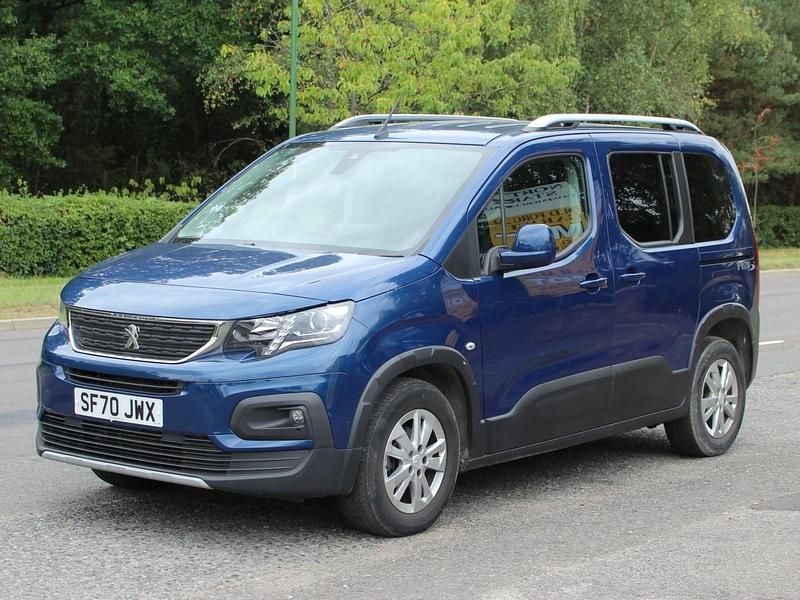 Blue Used 2021 Peugeot Rifter Allure MPV | £14,500 (Fair price) - Image 1/4
