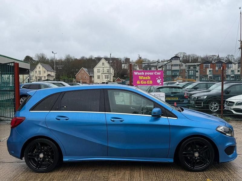 Used Mercedes B200 AMG line 136 HP (100 kW) 2015 Blue MPV