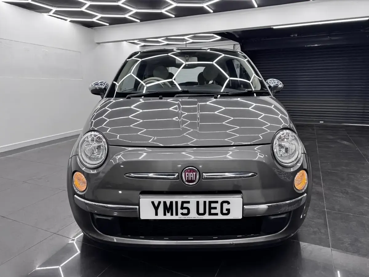 Usado Fiat 500 Lounge 69 CV (50 kW) 2015 Gris Utilitario