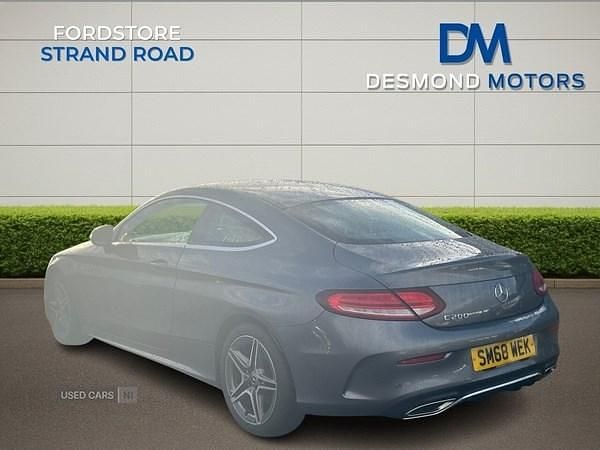 Used Mercedes C200 AMG line 184 HP (135 kW) 2019 Grey Coupe