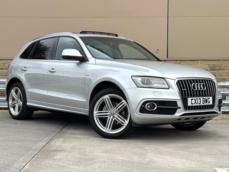 Silver Used 2013 Audi Q5 S-line plus SUV | £9,995 (A bit pricey) - Image 1/4