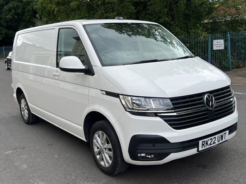 White Used 2022 VW T6.1 Highline Van | £22,989 (Super price) - Image 1/4