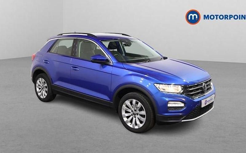 Blue Used 2020 VW T-Roc SE SUV | £15,599 (Fair price) - Image 1/4