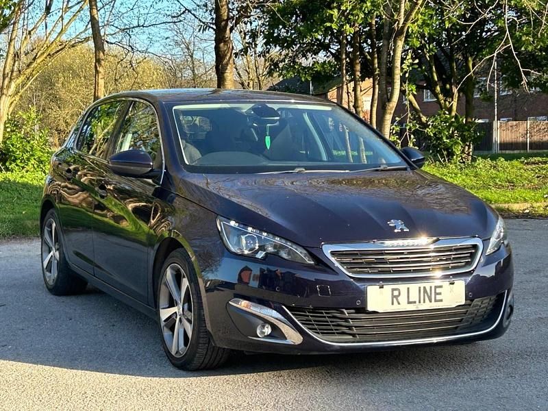 Used Peugeot 308 Allure 130 HP (95 kW) 2017 Blue Hatchback