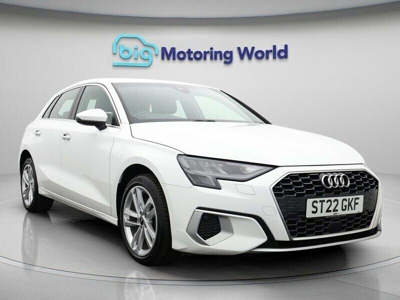 White Used 2022 Audi A3 Sportback e-tron Sport Sedan | £16,700 (Super price) - Image 1/4
