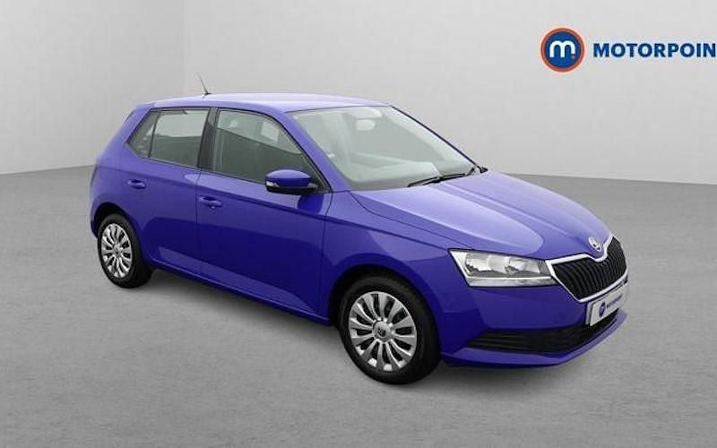 Used Skoda Fabia 60 HP (44 kW) 2020 Blue Hatchback