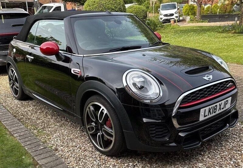 Black Used 2018 Mini John Cooper Works Cabriolet Cabriolet | £17,790 (Fair price) - Image 1/4