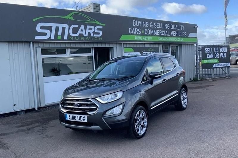 Grey Used 2018 Ford Ecosport Titanium SUV | £7,850 (Fair price) - Image 1/1