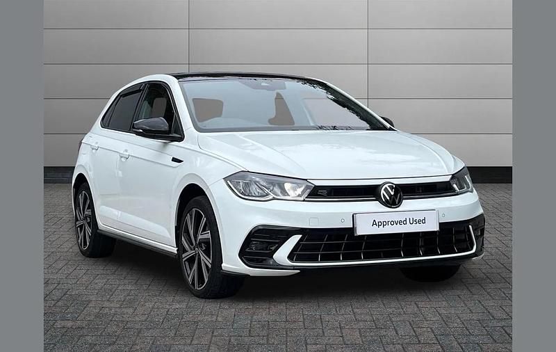 White Used 2023 VW Polo R-line Hatchback | £19,799 (A bit pricey) - Image 1/4