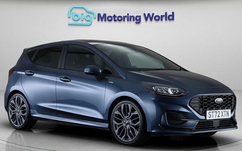 Used Ford Fiesta ST-Line X 125 HP (91 kW) 2023 Blue Hatchback
