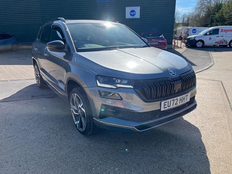 Used Skoda Karoq SportLine 150 HP (110 kW) 2022 Grey SUV