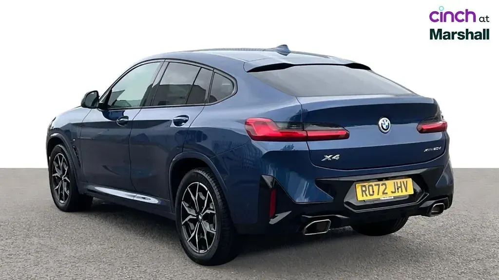 Used BMW X4 M Sport 190 HP (139 kW) 2022 Phytonic blue metallic paint SUV