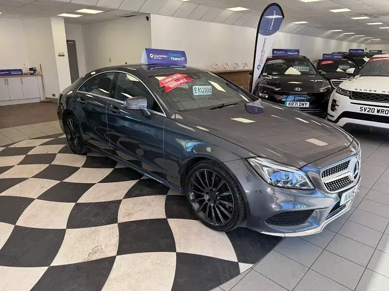 Used Mercedes CLS220 AMG line 174 HP (127 kW) 2015 Grey Coupe