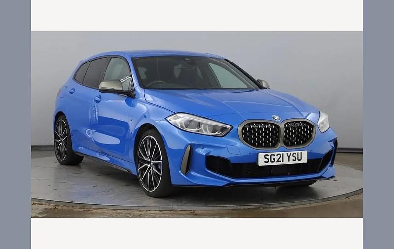 Blue Used 2021 BMW M135 Shadowline Hatchback | £26,495 (Fair price) - Image 1/4